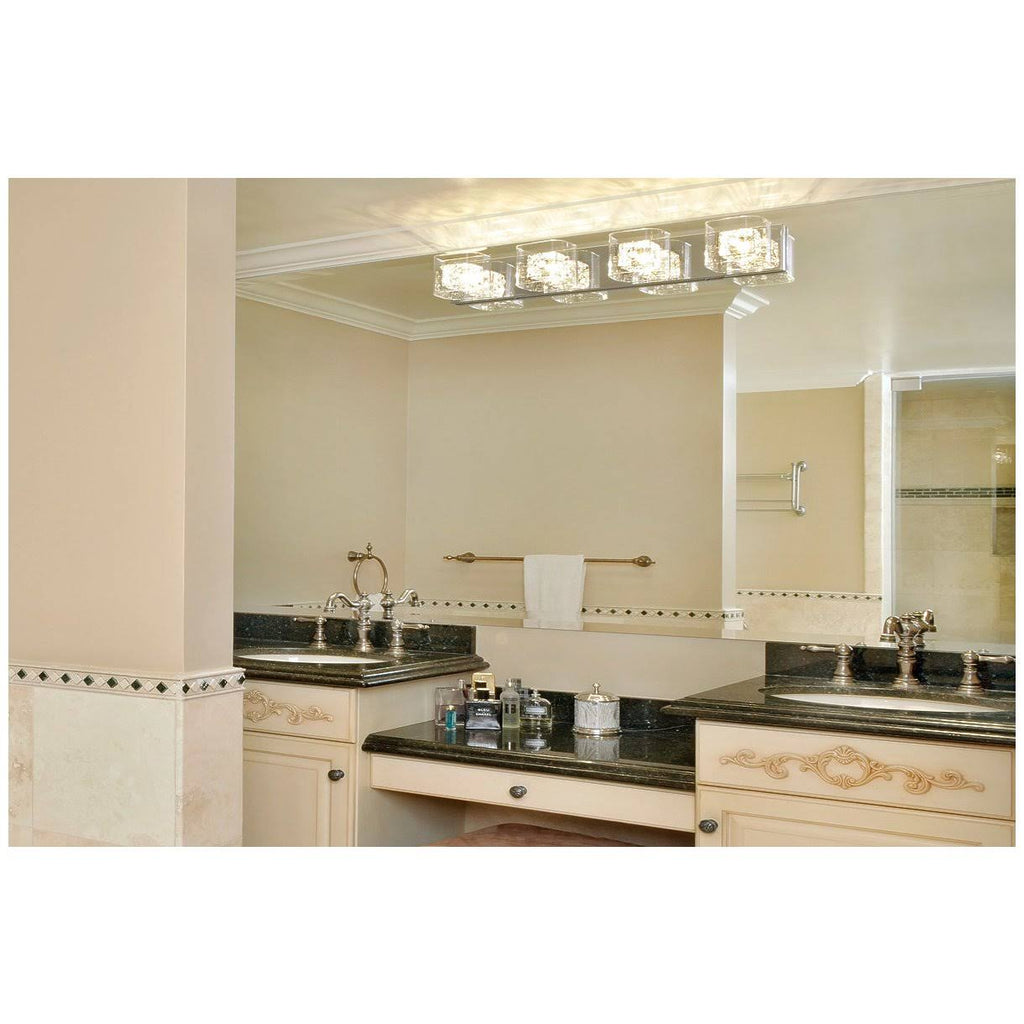 Polished Chrome Flush Mount Light Q6056