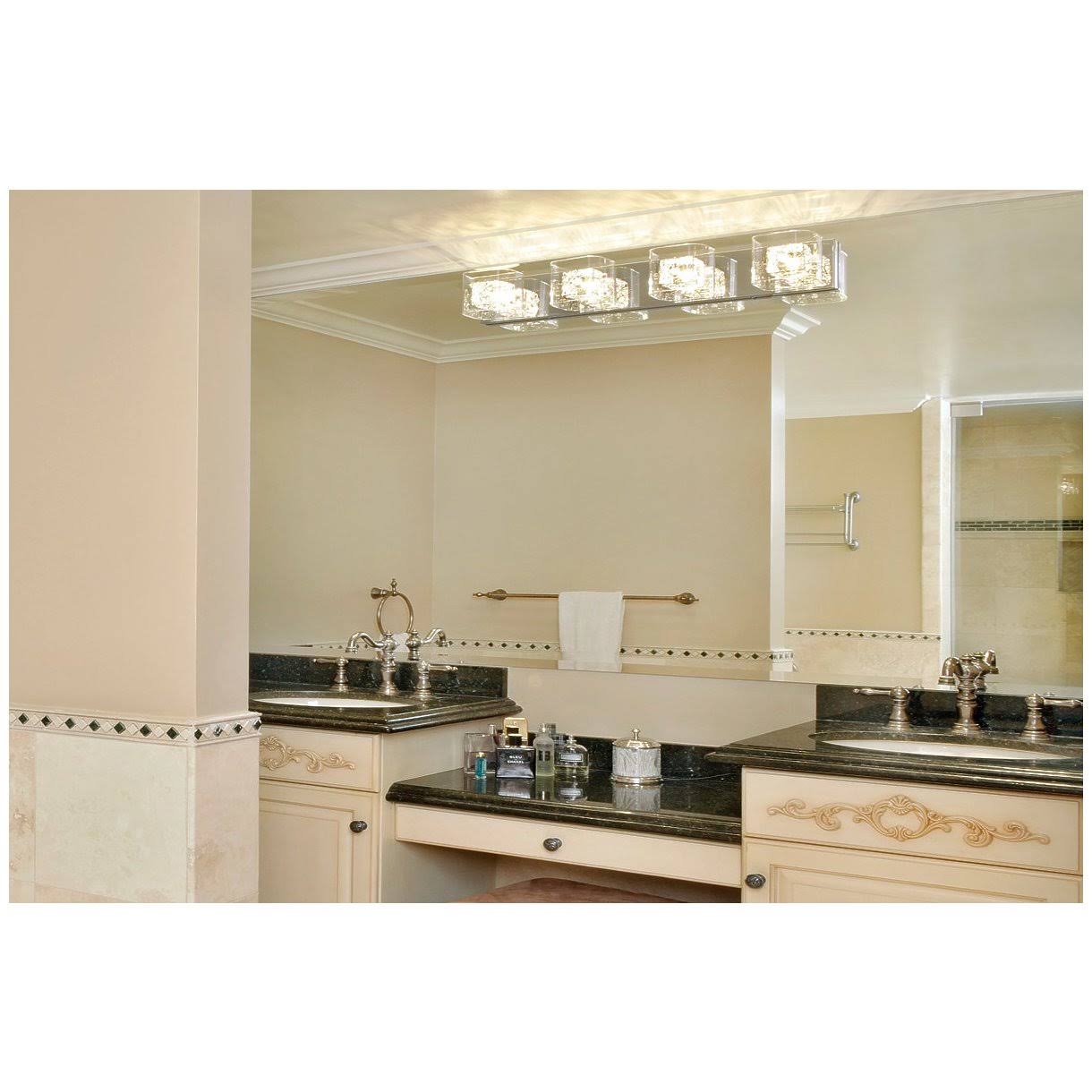 Polished Chrome Flush Mount Light Q6056