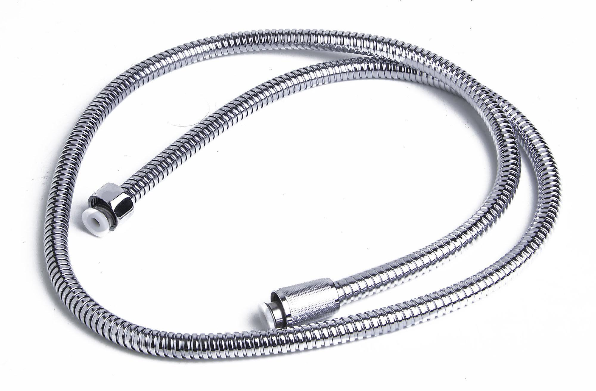 Polished Chrome Hand Held Shower Head Set with Hose G784