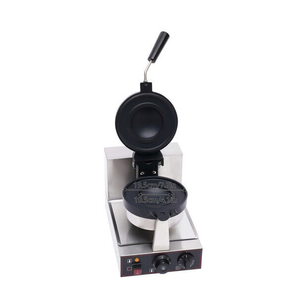 Commercial Electric Nonstick Waffle Maker 1000W Silver and Black A522742