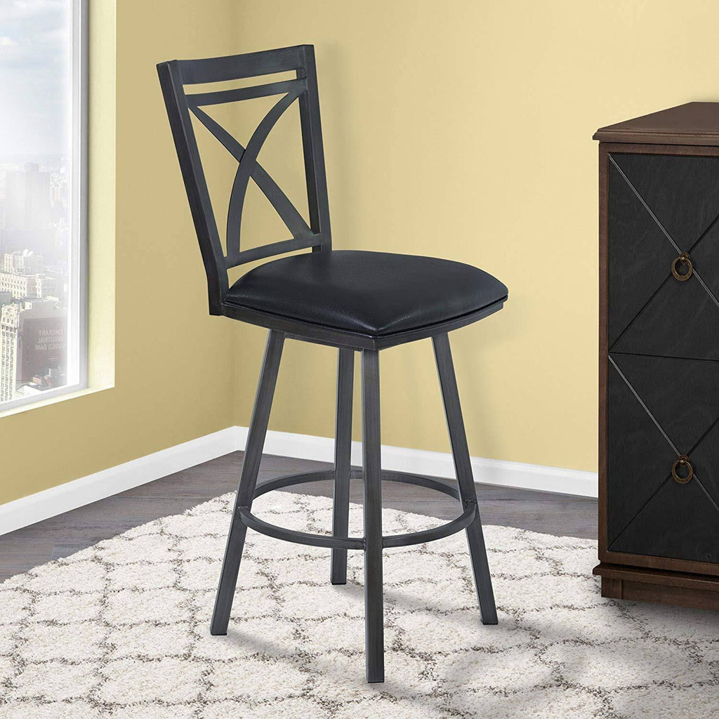 26 Counter Height Metal Swivel Barstool K6251