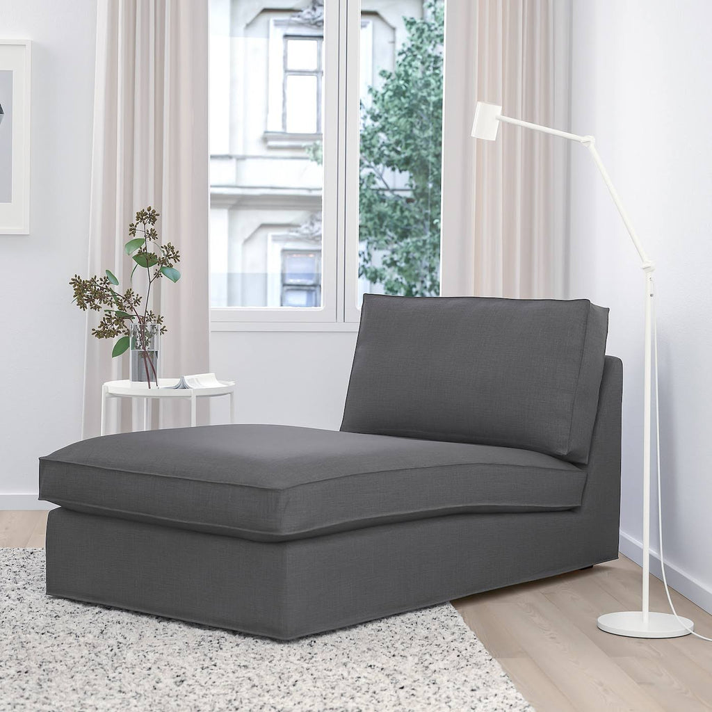 Kivik Chaise, Skiftebo Dark Gray, Width: 35 3/8 J854184