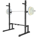 Adjustable Barbell Rack Squat Stand Bench Press Rack 550LBS Max Load Weight Lifting C238