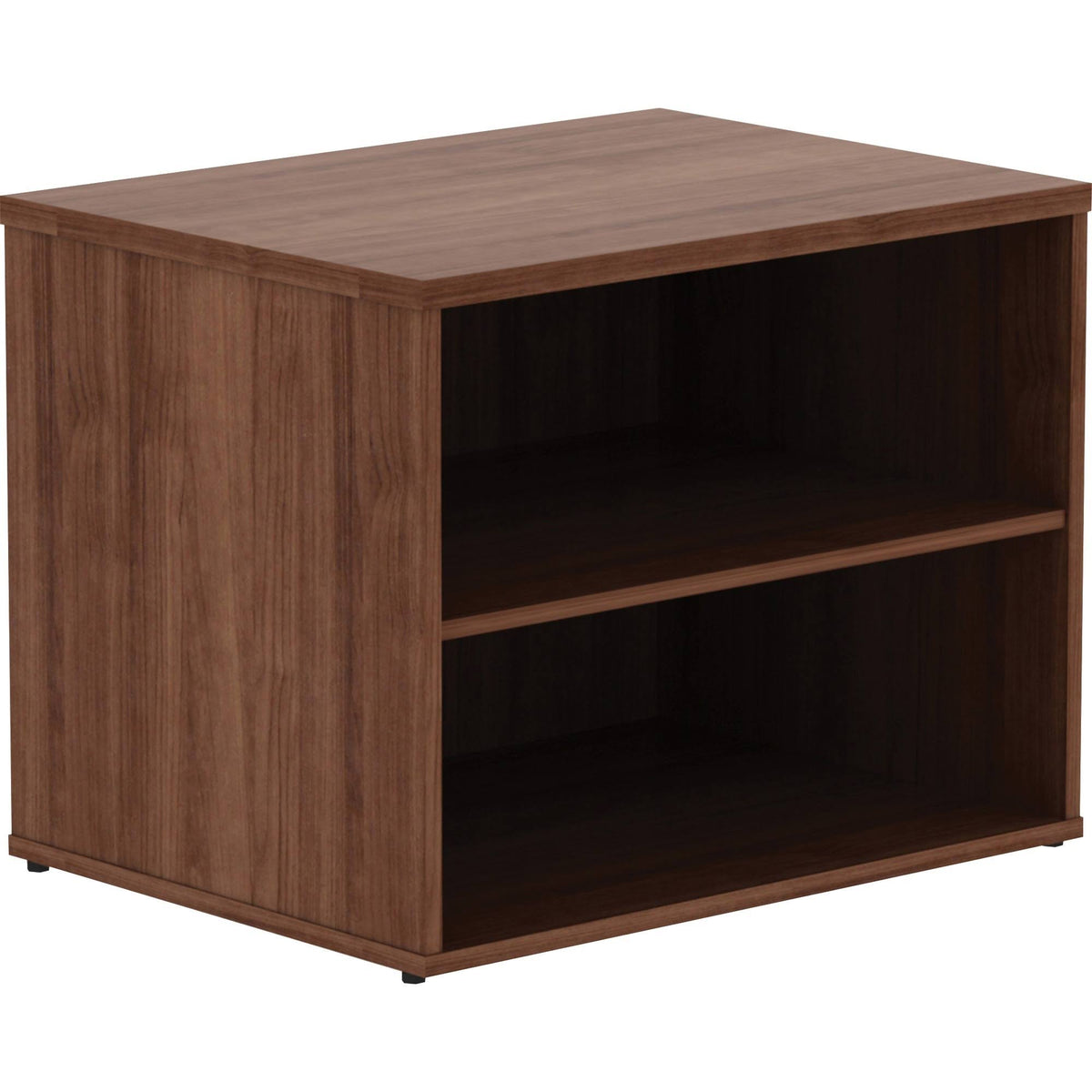 Walnut File Storage Cabinet Credenza I9837