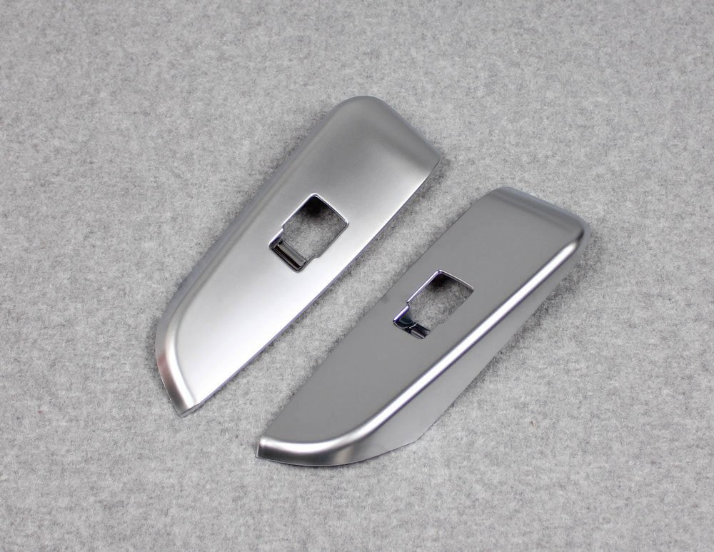Matte Interior Window Switch Console Panel Trim Pack of 2 S396