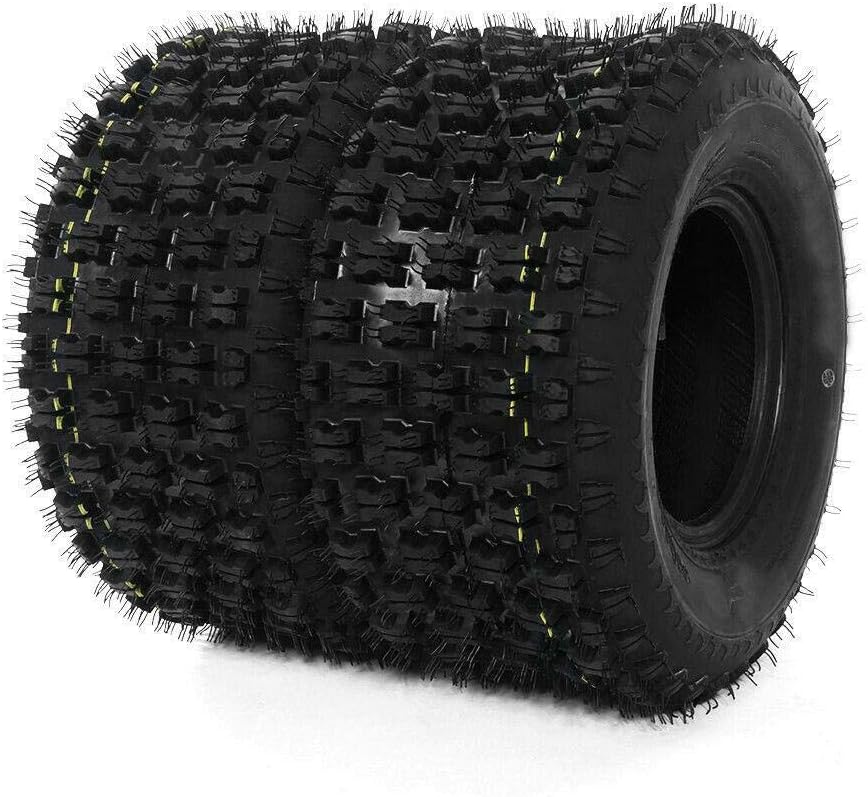 Set of 2 20x10-10 Turf Tires Lawn Mower Garden 4PR Tubeless Tires M238744