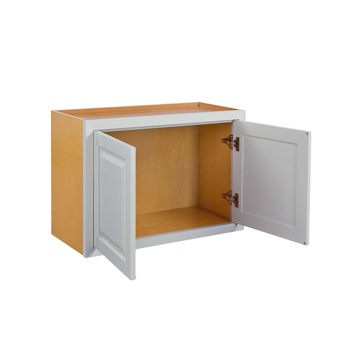 Wide Bridge Vintage White Inset Wall Cabinet - Double Door 12 X4322