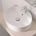 White Ceramic Vessel Bathroom Sink Z757617
