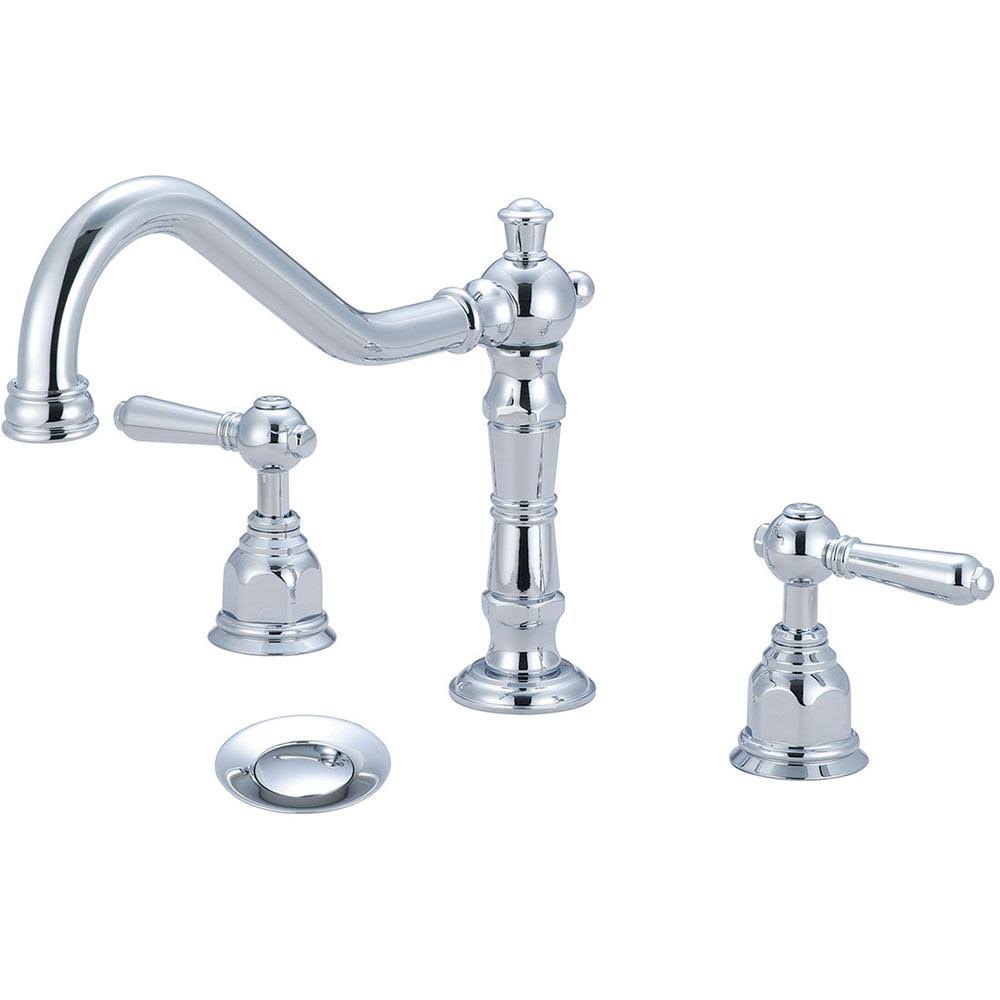 Polished Chrome 2-Handle Widespread Bathroom Faucet M50298