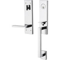 Bright Chrome Right Hand Single Cylinder Tubular Handleset with Lever G431