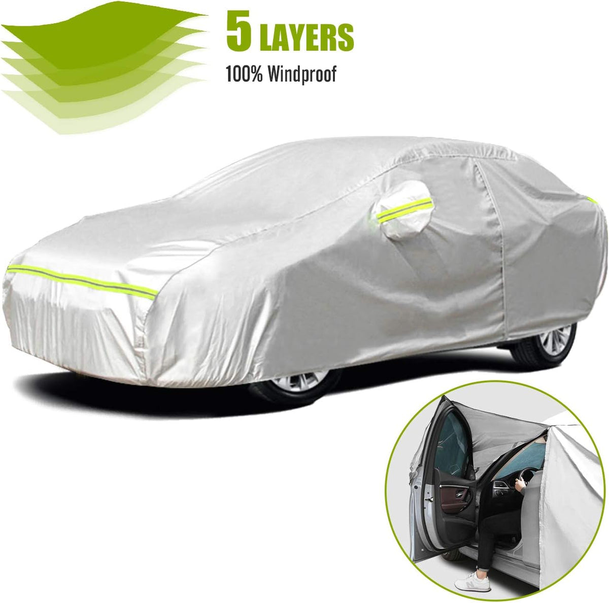5 Layer Waterproof Windproof Car Cover SUV Cover N69128