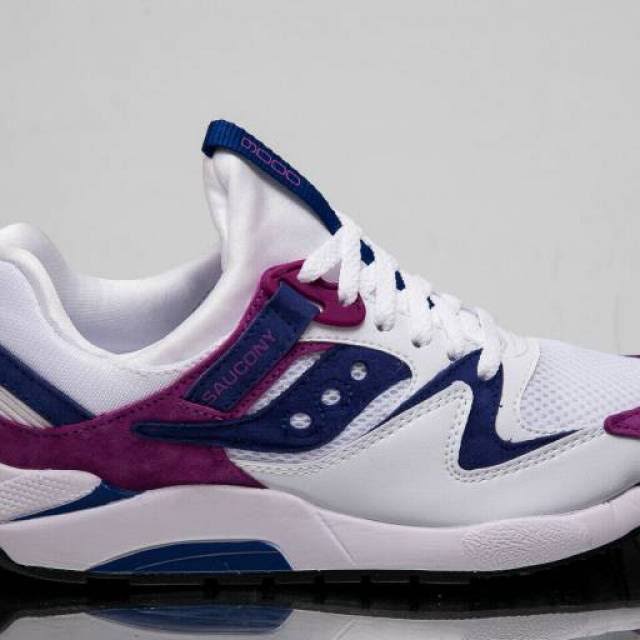 White Purple Suede Sneakers S2961