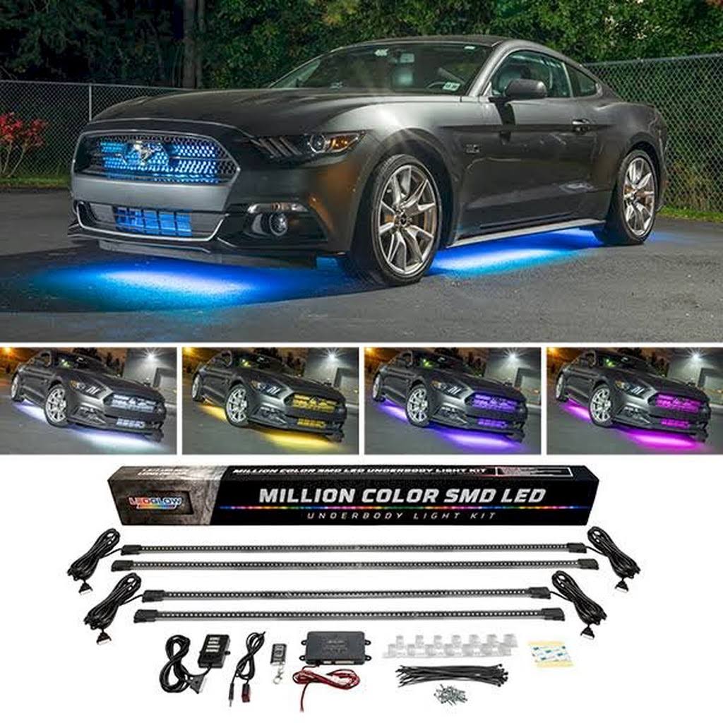 4pc Multi Color LED Underbody Lighting Kit U4336