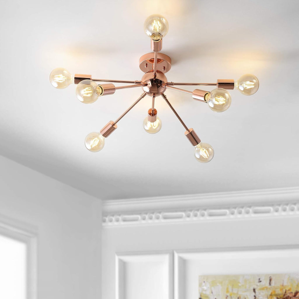 Copper 8-Light LED Flush Mount Q240