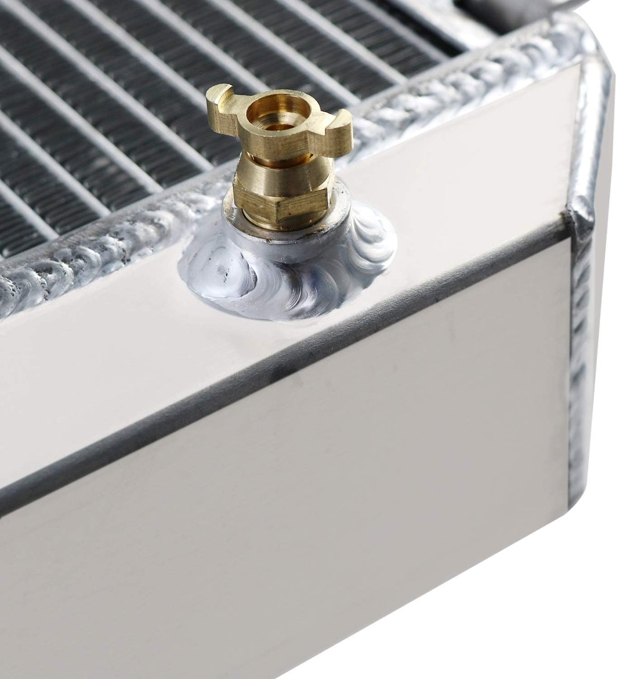 3 Row Core Aluminum Radiator with 16" Fan and Thermostat Relay Wire Kit P691