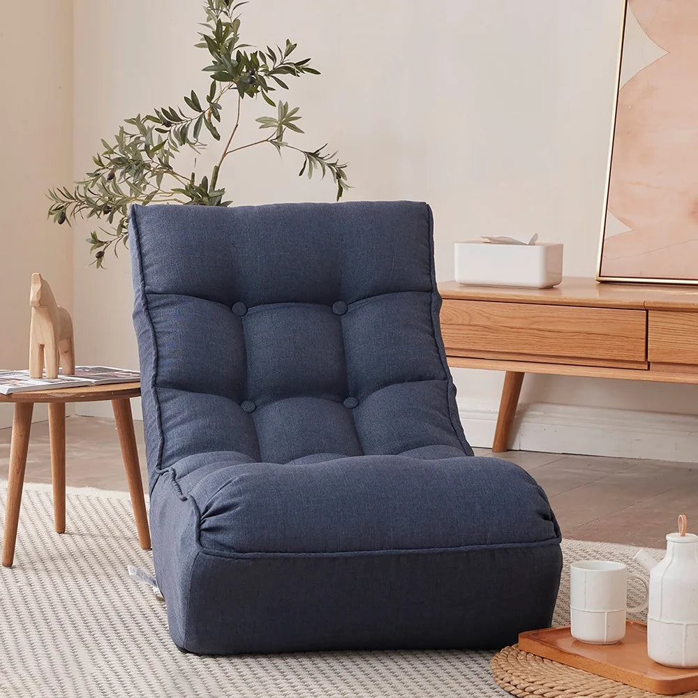Reclining Floor Chair with Ottoman X5168