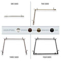 Multi Angle Ceiling Rod 66-120 inch Satin K274756