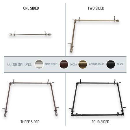 Multi Angle Ceiling Rod 66-120 inch Satin K274756