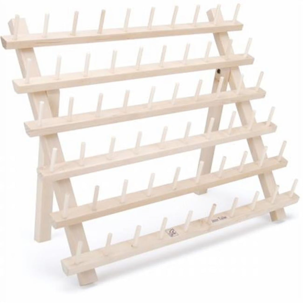 60 Spool Wood Rack Q88623