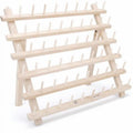 60 Spool Wood Rack Q88623