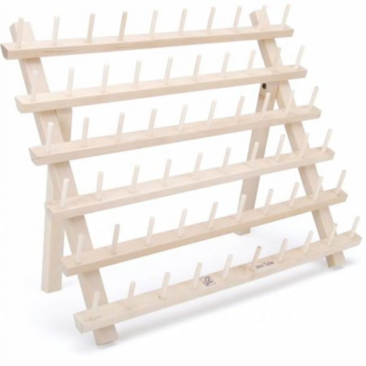 60 Spool Wood Rack Q88623