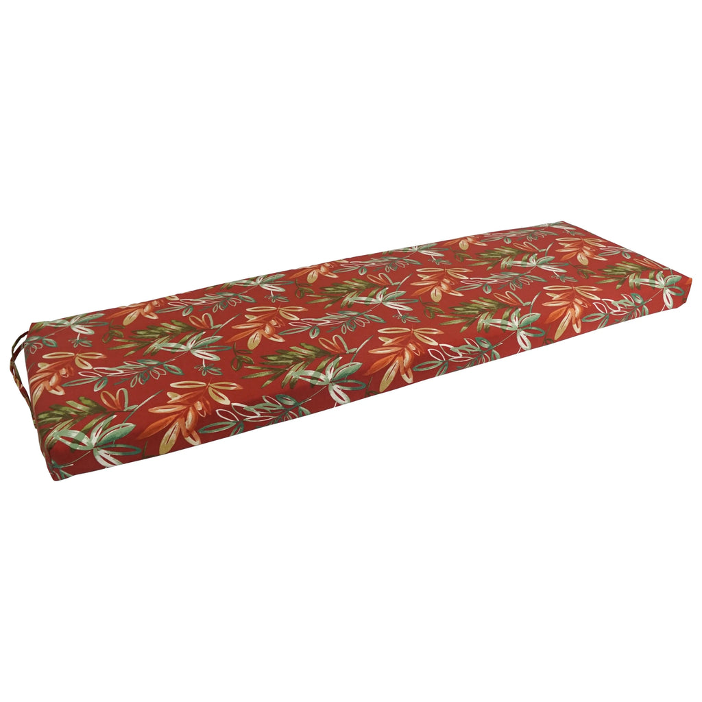 Patterned Outdoor Spun Polyester Bench Cushion O522
