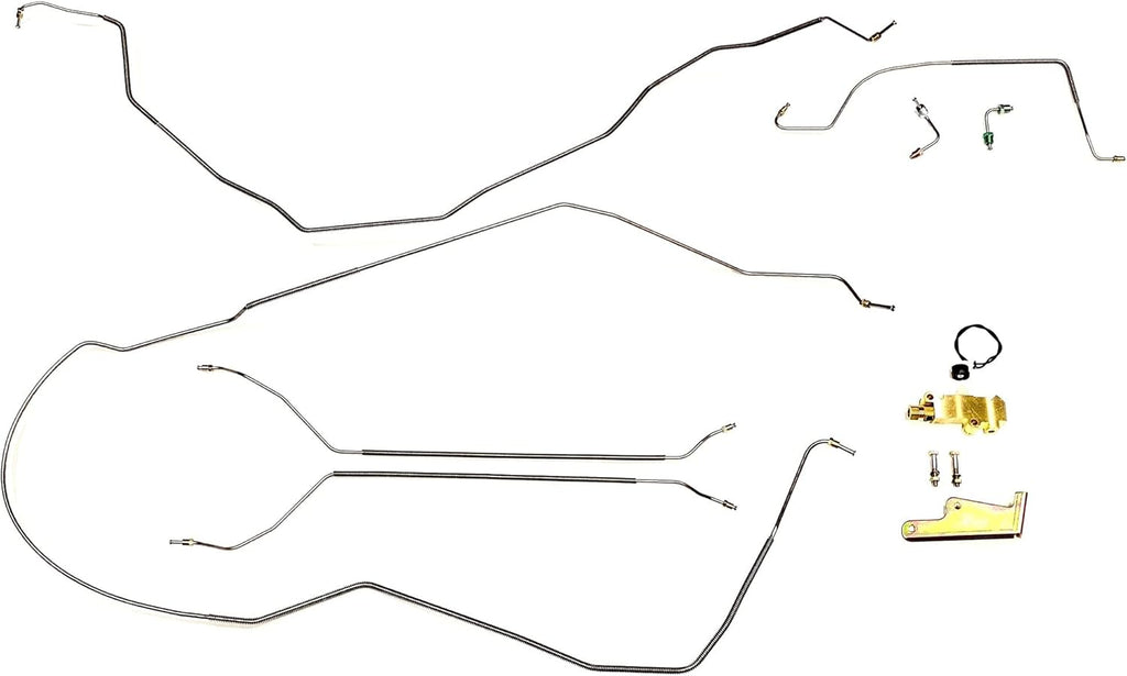 Stainless Brake Line Kit with Valve and Bracket Z516