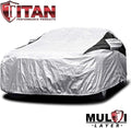 Multi-Layer PEVA Car Cover for Sedans, Waterproof, UV Protection, Pack of 2 X4627