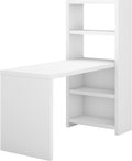 Pure White Bookcase Desk I381714