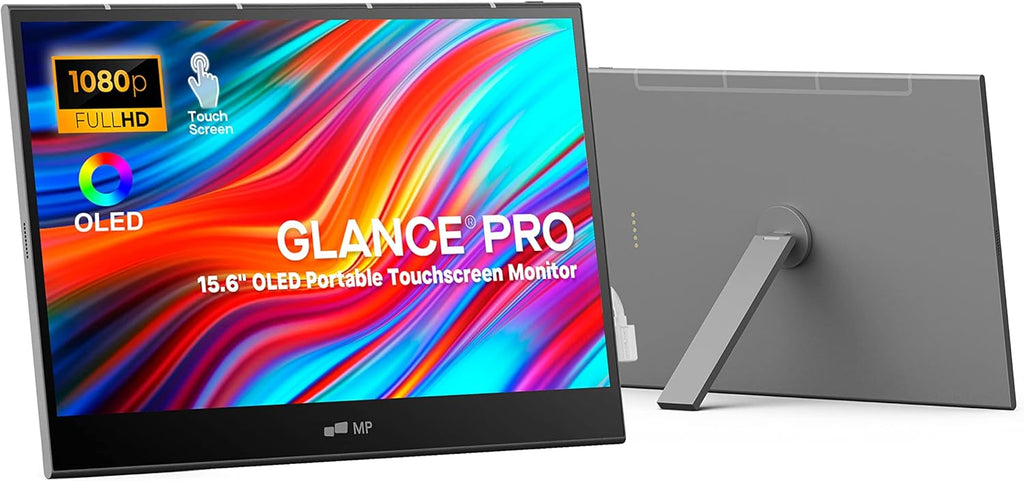 15.6" OLED Touchscreen Monitor FHD 1080P with Dual Speaker and Battery O8634