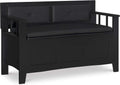 Black Padded Bench X138125