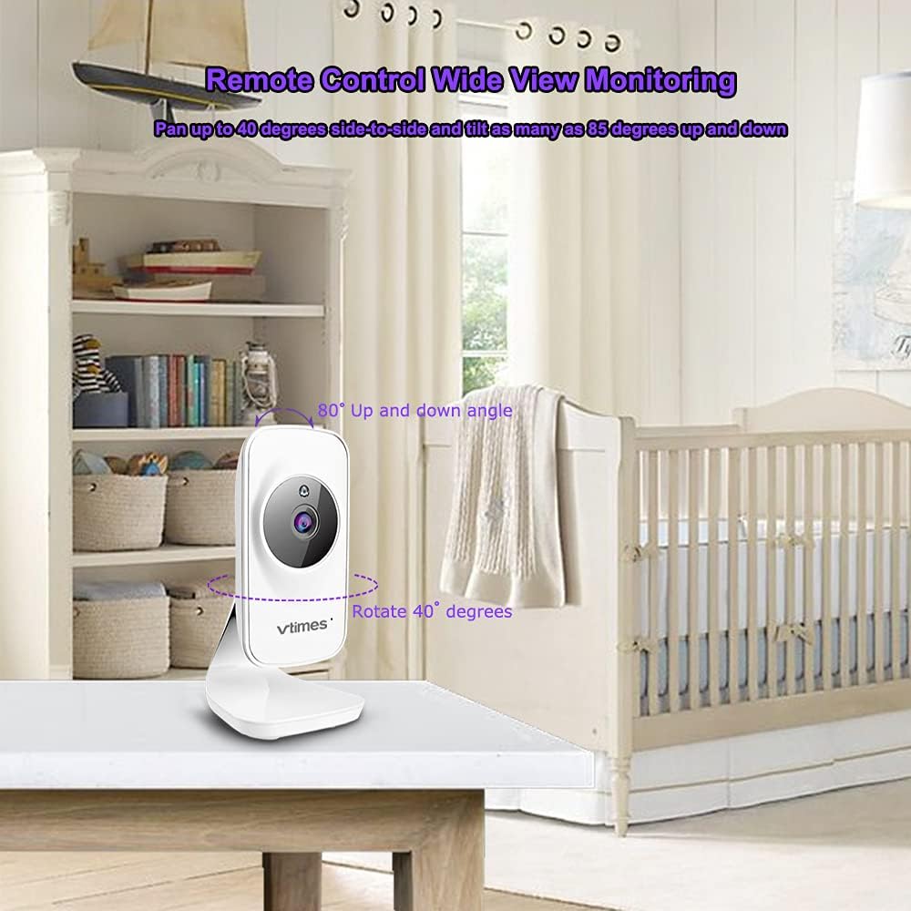 5 LCD Screen Video Baby Monitor with Camera and Audio Z60522