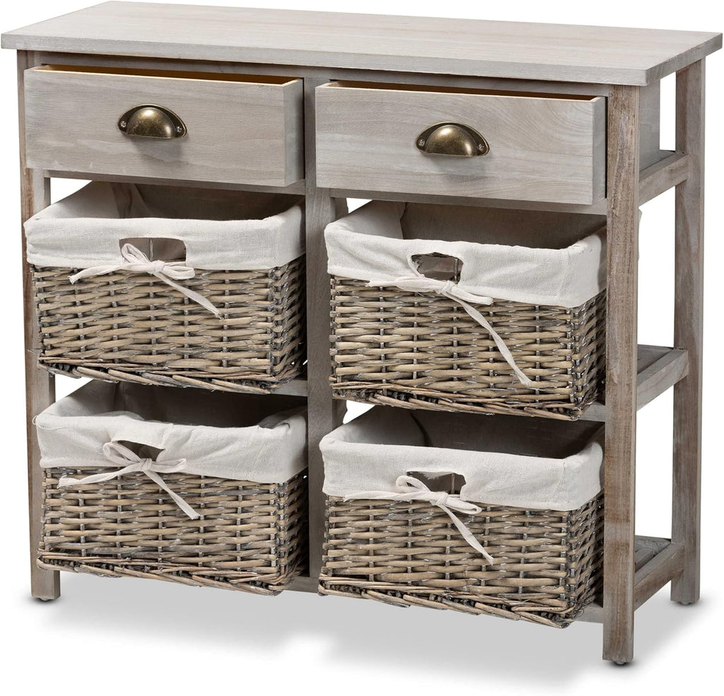 White/Grey Multipurpose Shelving and Cabinets I858807