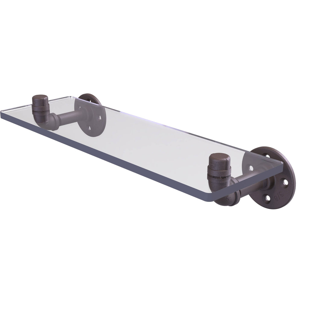 Satin Nickel Glass Shelf N6417