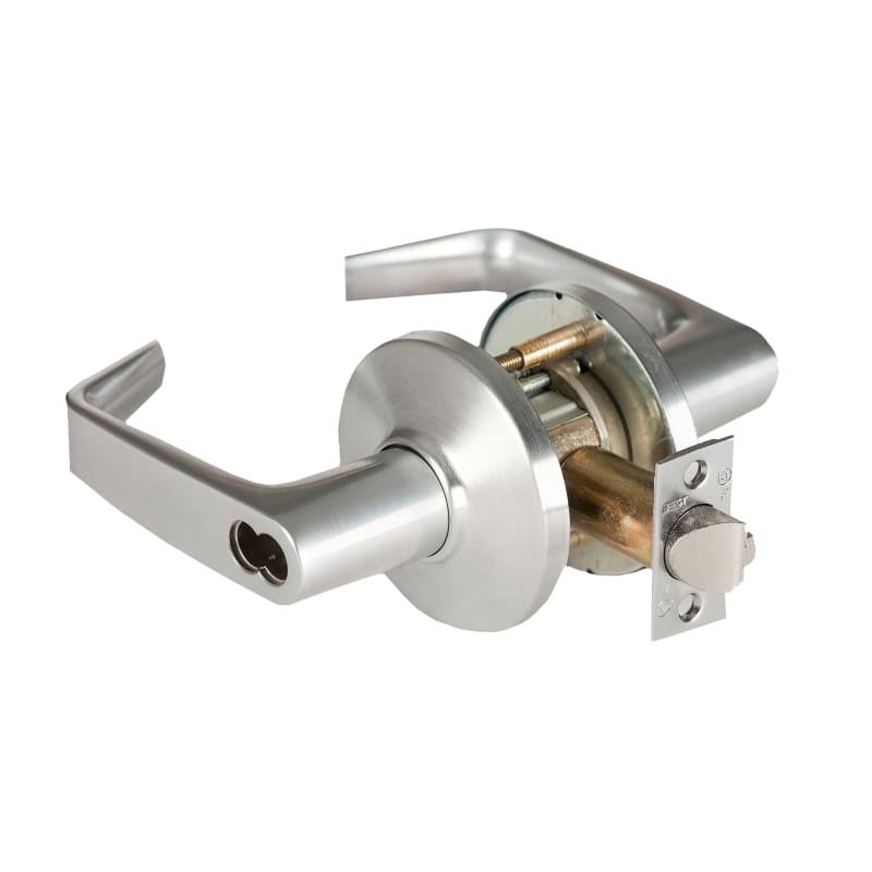 Satin Chrome Finish 15 Lever Classroom Lock B1358