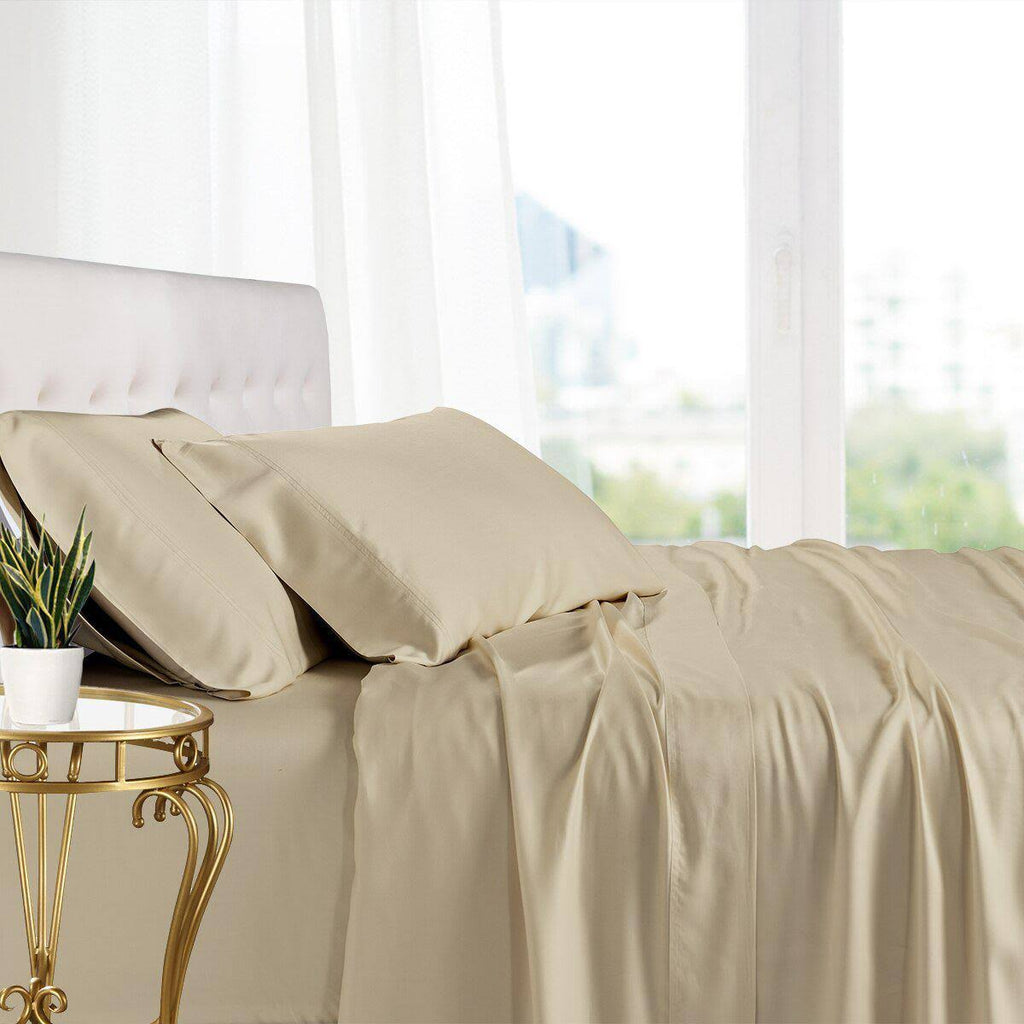 Adjustable Split King Bamboo Sheets Linen N9386