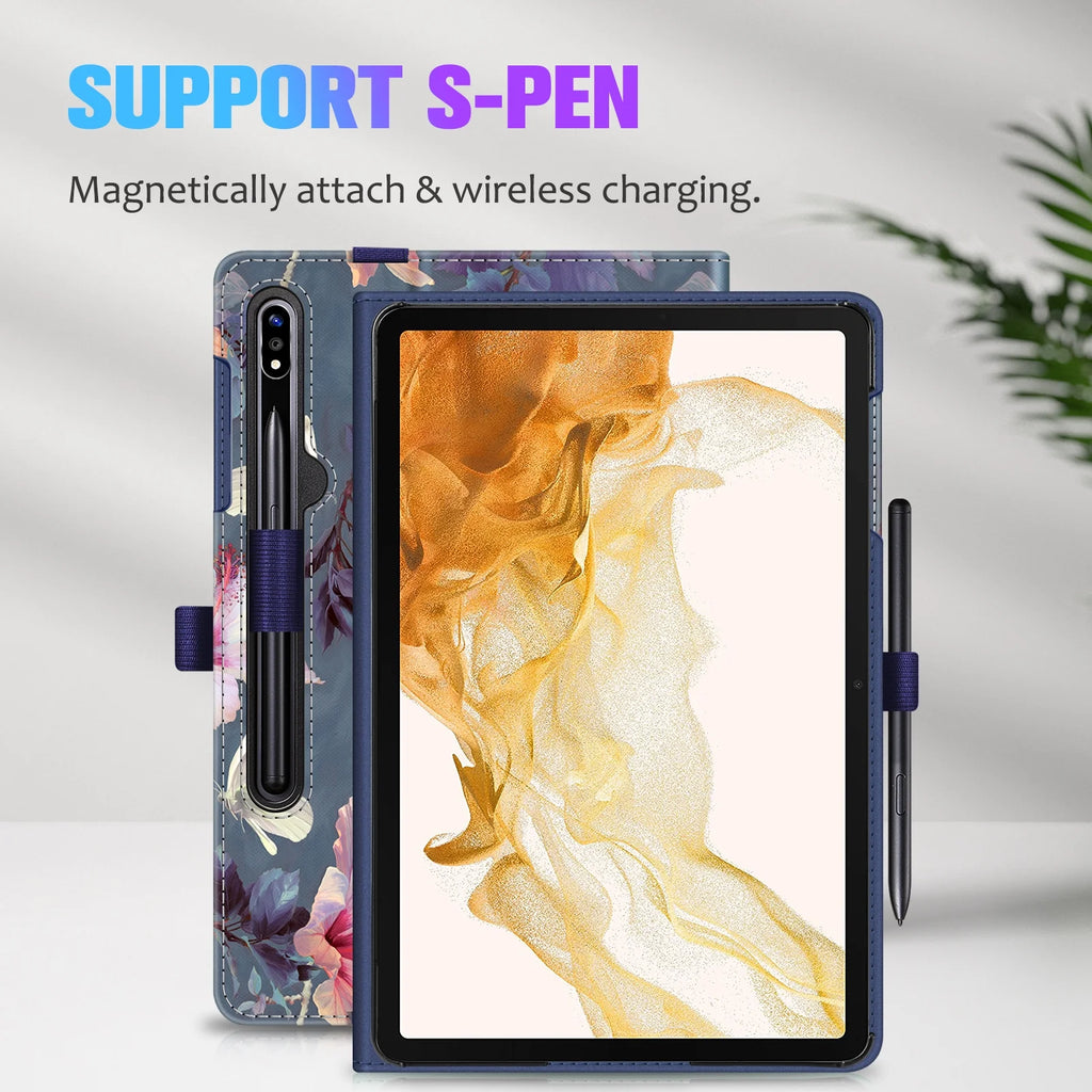 Blooming Hibiscus Protective Cover for Samsung Galaxy Tab S8 Plus E968