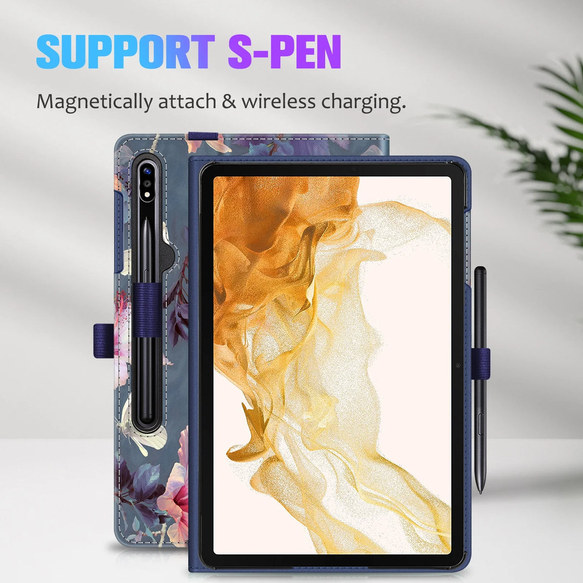 Blooming Hibiscus Protective Cover for Samsung Galaxy Tab S8 Plus E968