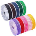 10 Colors 19 Yards/Roll 1.5mm Braided Nylon Threads 10Rolls/Set Q895