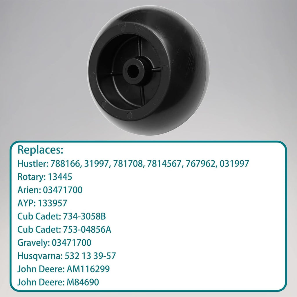Anti Scalp Deck Wheel Kit Set of 6 Replacement N187