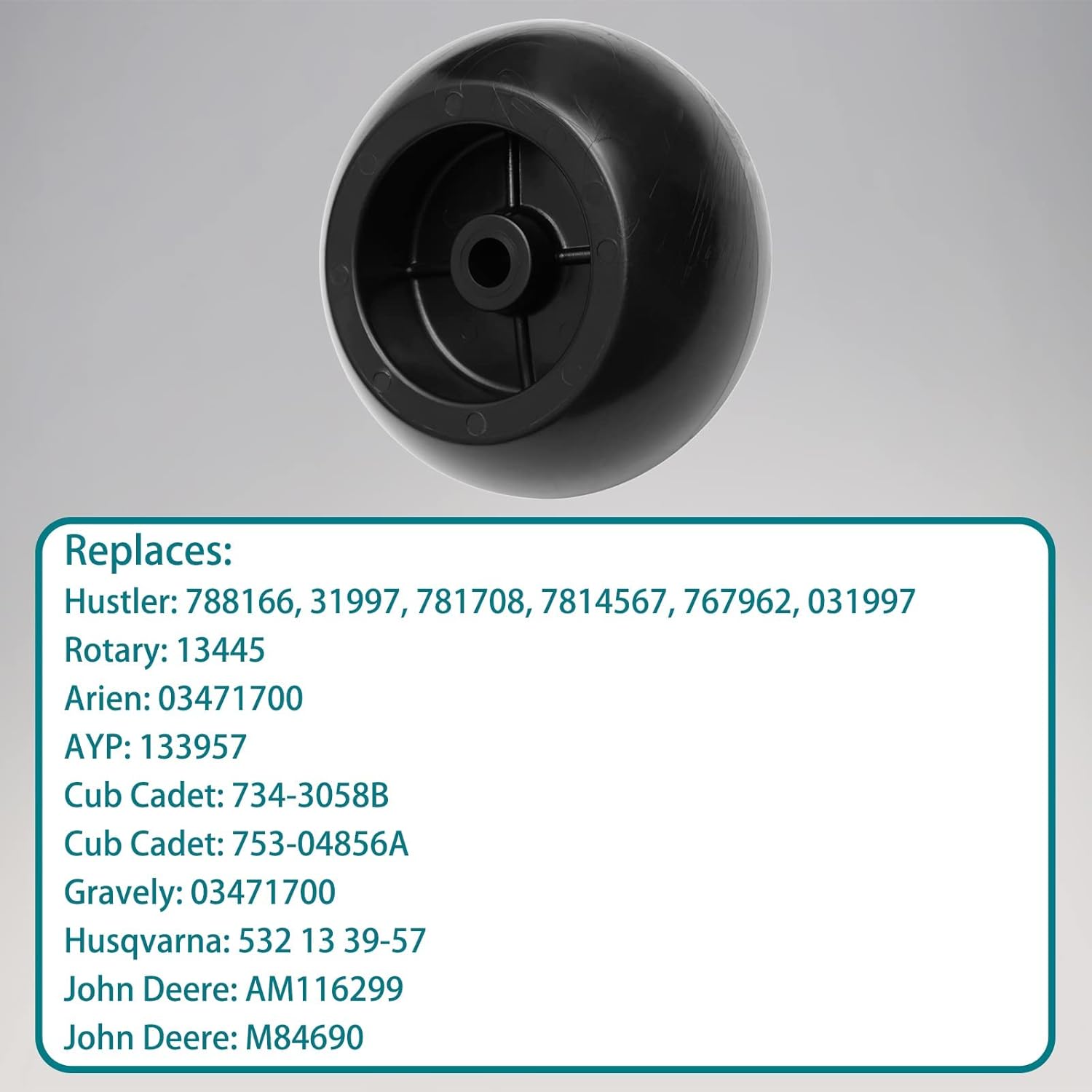 Anti Scalp Deck Wheel Kit Set of 6 Replacement N187