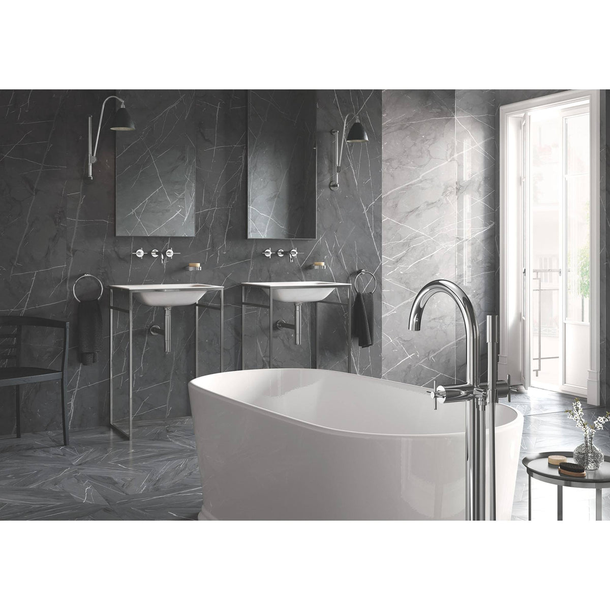 Chrome Towel Ring T211