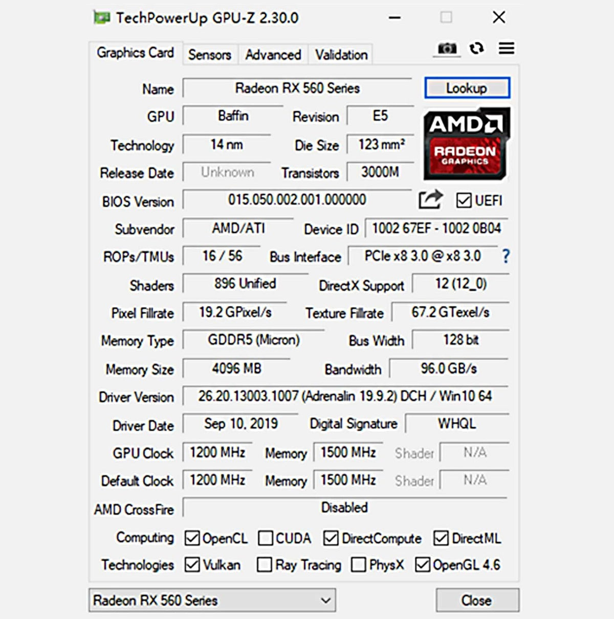 4GB GDDR5 128 Bit Dual Fans PCI Express Graphics Card R2862