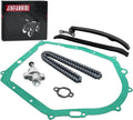 Cam Timing Chain Guides Tensioner Cover Gasket for Yamaha Warrior 350 YFM350X Raptor 350 YFM350R Big Bear 350 Moto-4 1987-2013 S3498