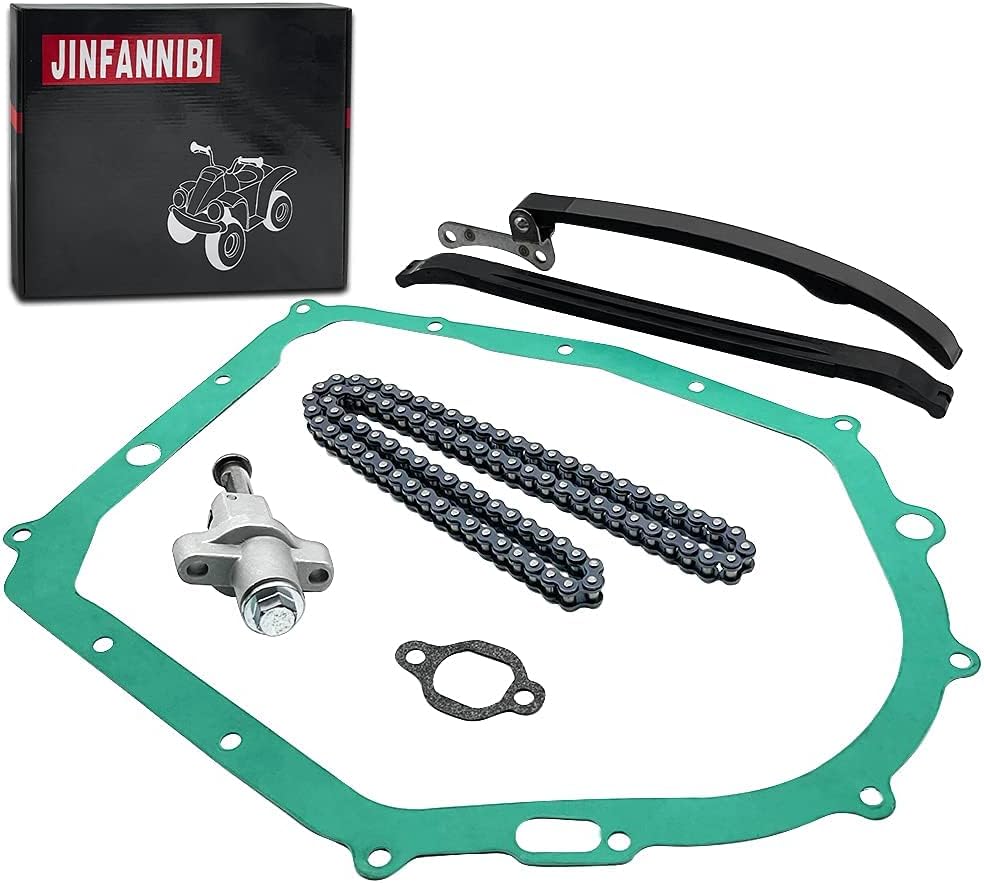Cam Timing Chain Guides Tensioner Cover Gasket for Yamaha Warrior 350 YFM350X Raptor 350 YFM350R Big Bear 350 Moto-4 1987-2013 S3498