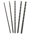 5 Piece HSS Extra Long Drill Bit Set with Plastic Case Pouch Z9701