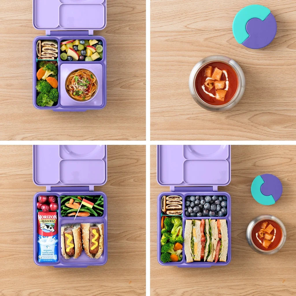 Insulated Bento Lunch Box with Leak Proof Thermos Food Jar O2643