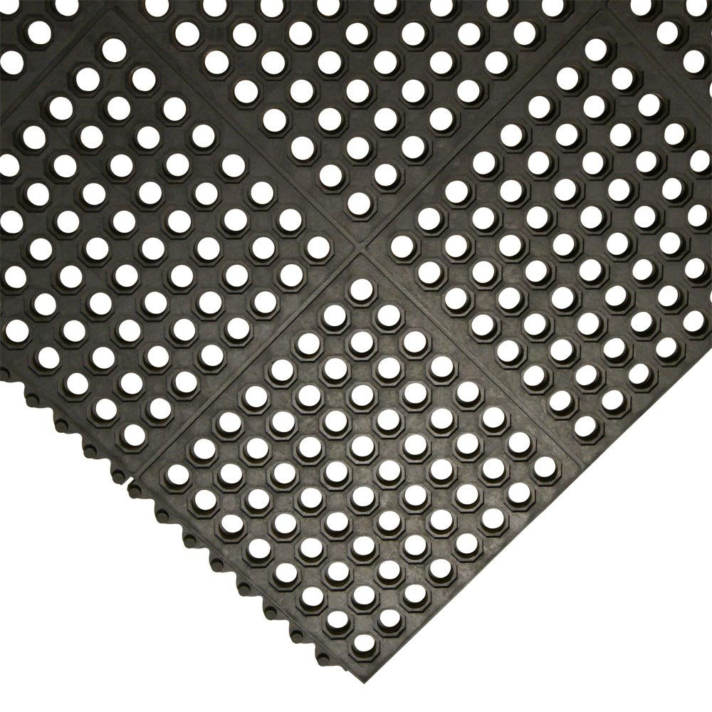 Black Anti-Fatigue Rubber Matting O697418
