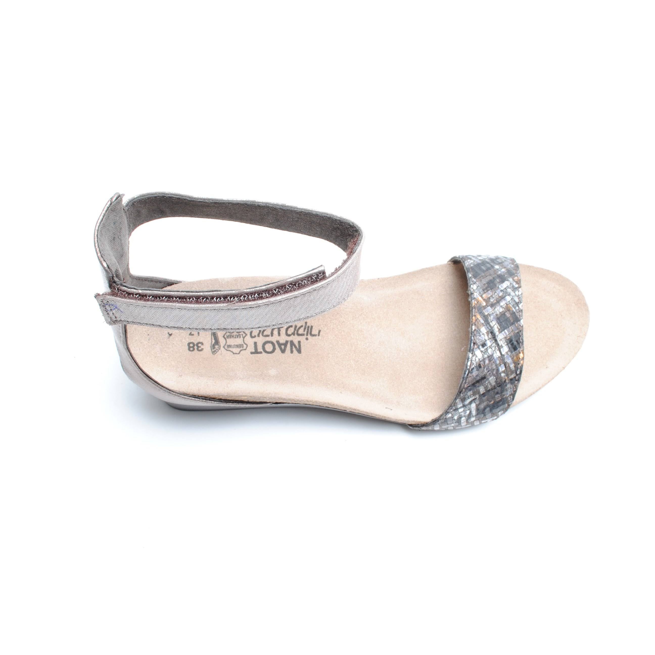 Beige Lizard Sandals S8208