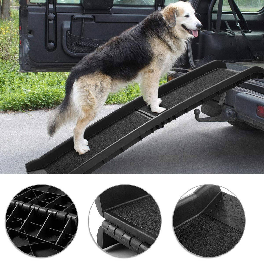 62x22 L Folding Pet Ramp Dog Ladder Portable Steps Stairs K8645
